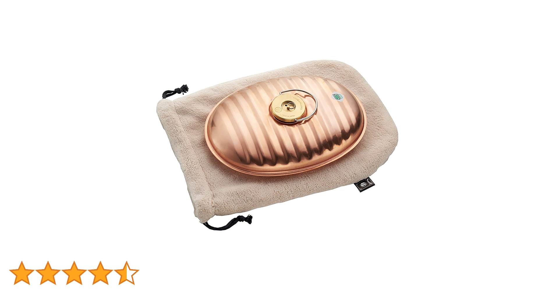 Amazon.co.jp: マルカ 湯たんぽ 純銅 2.2L 袋付 (本体:日本製) CF-22